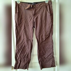 *Prana Medium Capri Hiking Outdoor Ripstop Active Wear‎ Gorpcore Travel Camping